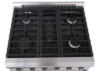Nouvelle arrivée - Cuisinière à gaz en acier inoxydable de 30 pouces - Cuisinière à gaz économique pour un usage domestique - Cuisinière à gaz avec four