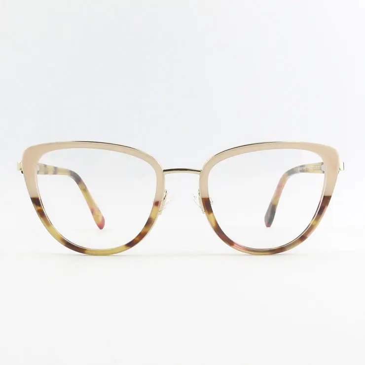 Óculos de grau para mulher, óculos de grau de acetato para mola, bloqueio de luz, laminado, azul óptico