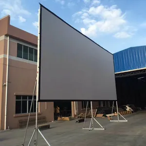 Cepat Lipat Layar Proyektor Film Luar Ruangan Layar 150 Inch Layar Proyeksi