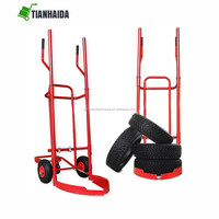 Chariot à roues à deux roues pour jardin, parfait pour transporter du terreau, des briques et des roues