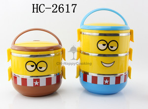 Boîte à lunch avec deux conteneurs <span class=keywords><strong>et</strong></span> couvercle isolant (NO.HC-2617) - Product Image 1