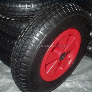 3.00-8 Luftreifen mit Kunststofffelge für Schubkarren, Lenkrollen mit Gummirad, 150 kg Tragfähigkeit - Product Image 4