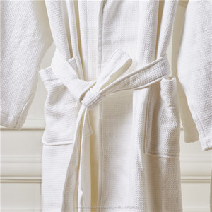 Qualité supérieure Logo Brodé De Luxe Hôtel Gaufre <span class=keywords><strong>Peignoir</strong></span> Éponge - Product Image 3