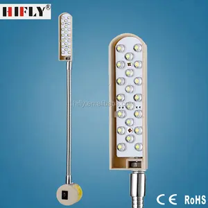 HIFLY HF-20M 20 LED 1.5 w avec base magnétique et tuyau flexible machine à coudre lampe