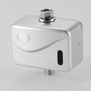 Valve de chasse en laiton automatique, capteur <span class=keywords><strong>infrarouge</strong></span> à montage mural, panneau en acier inoxydable, valve de chasse - Product Image 4