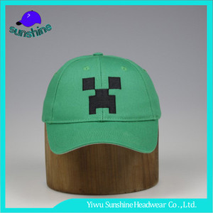 Caballeros deportes cap patrón de bordado snapback gorra de béisbol de algodón verde - Product Image 1