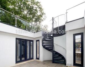 Externe Gebruikt Metalen Wenteltrap Met Glazen Loopvlak En Roestvrij Reling/Hot Gegalvaniseerd Spiraal Trap - Product Image 3