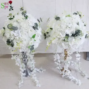 SPR buket pengiring pengantin 35cm, hiasan tengah meja pernikahan bola bunga dekorasi latar belakang rumah pesta