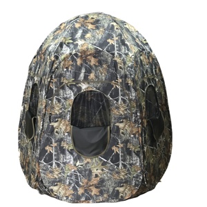Zeshoekige Jachttent Draagbaar Jachtblind Pop-Up Grondblind 3-4 Personen Camo Weerbestendig - Product Image 1