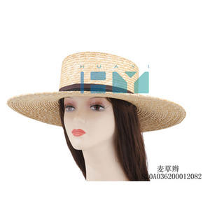 Trigo sombreros de paja para <span class=keywords><strong>el</strong></span> verano mujeres señoras sombreros - Product Image 2