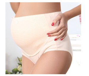 Mutande/Shorts Premaman <span class=keywords><strong>in</strong></span> Cotone a Vita Alta Regolabile - Product Image 2
