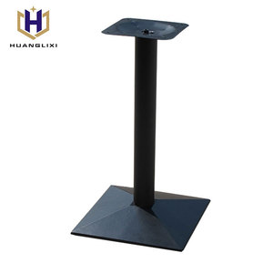 Chine fournisseur noir fonte carré cadre à manger base de table pour table basse - Product Image 1