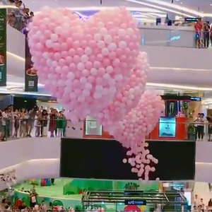 Filet de chute de ballons en forme de cœur pour 2000 ballons de <span class=keywords><strong>9</strong></span> pouces - Product Image 1