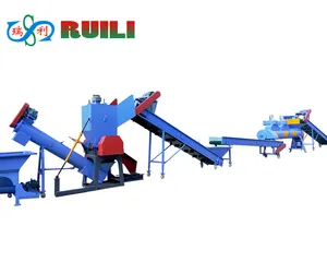 PE PP Film recycling and washing line pet bottle plastic recycling machine