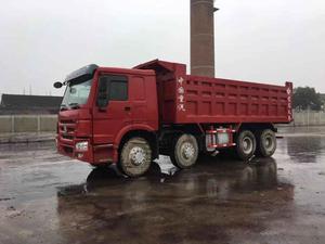 SINOTRCUCK-volquete de 12 ruedas, camión usado 371HP, 8*4 - Product Image 3