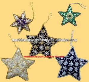 Gorgeous Design Hand Embroidery Christmas Decoration Ornament - Product Image 1