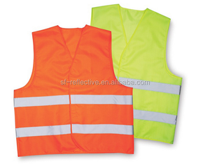 تيشيرت سلامة عاكس لركوب الدراجات وسير المرور للأطفال رخيص <span class=keywords><strong>hi</strong></span> <span class=keywords><strong>vis</strong></span> بتصميمات أنيقة بدون أكمام للجنسين صدريات بجيوب متعددة - Product Image 2