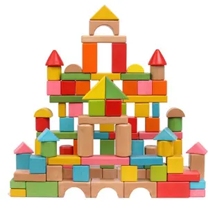 FQ brand 15 geometric shapes shape sorting cube baby kids wooden toy