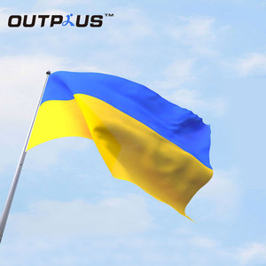 Vuelo de estilo y impreso tipo mundo bandera nacional bandera de <span class=keywords><strong>Ucrania</strong></span> - Product Image 1