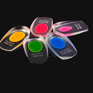 Coussinet de talon auto-adhésif en gel souple amortisseur demi-<span class=keywords><strong>semelle</strong></span> augmentant <span class=keywords><strong>la</strong></span> hauteur de <span class=keywords><strong>la</strong></span> <span class=keywords><strong>semelle</strong></span> intérieure - Product Image 5