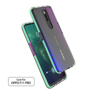 โปร่งใสนุ่ม TPU กันกระแทกปกหลังป้องกันโทรศัพท์มือถือสำหรับ <span class=keywords><strong>OPPO</strong></span> <span class=keywords><strong>F11</strong></span> <span class=keywords><strong>Pro</strong></span> - Product Image 4