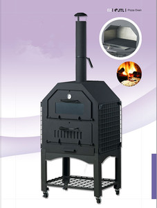 Barbacoa de carbón horno de espacio enorme cocinar pizza con hoja moxa horno grill pizza con pizza piedra caliente de <span class=keywords><strong>la</strong></span> venta - Product Image 1