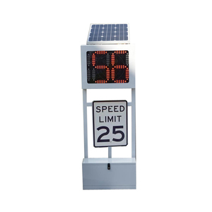 Panneau radar de vitesse solaire portable et amovible - Product Image 1