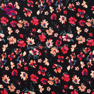 Shaoxing textil proveedor china de buena calidad viscosa impresa 100% <span class=keywords><strong>tela</strong></span> de rayón - Product Image 1