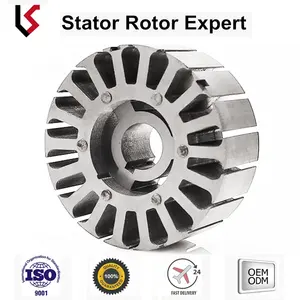 OD75 interlock/riveting/welding technology stator rotor for scooter bldc motor lamination steel core