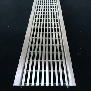 Couverture de drain linéaire en acier inoxydable pour douche de salle de bain - Product Image 6