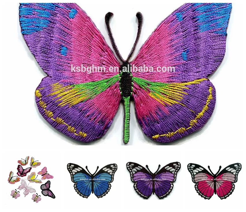 Butterfly Insect Boho Hippie Retro Love Peace Embroidered Applique Iron-on Patch New