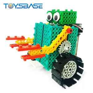 Building Block Series Robot - Plastic Model Kit - Science Remote Control Electronic Robot Kits Stem Educational Kit