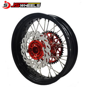 Ruedas de aleación de motocicleta Supermoto de 17 pulgadas para CR125 CR250 CRF250 CRF450 - Product Image 4