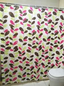 <span class=keywords><strong>Rideau</strong></span> <span class=keywords><strong>de</strong></span> <span class=keywords><strong>douche</strong></span> carré en polyester, noir, pas cher et créatif - Product Image 6