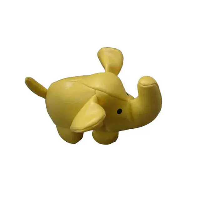 Promotionele speelgoed mini leer gevulde ftalaat-vrij PVC/Vinyl animal olifant paperweigh
