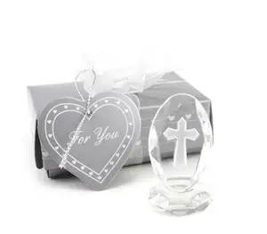 Crystal Cross Standing Baby battesimo regali Baby Shower favore regali di prima comunione bomboniere e souvenir