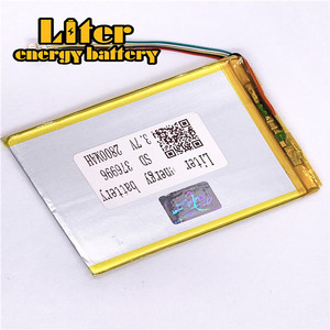 Socket 1.0-5 P 376996 2800 mah 3.7 V rechargeable flat pure 3.7 v lipo lithium battery for mosquito lamp - Product Image 1