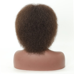 <span class=keywords><strong>2021</strong></span> Noël Afro Perruque Courte Grossier Crépus Bouclés Jerry Cheveux Style Populaire Perruque Synthétique pour les Femmes Noires - Product Image 5