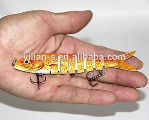 2015 Multi articulado atraer a la pesca cebo Swimbait Life like arenque bajo Pike de Muskie - Product Image 3
