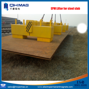 QHMAG magnetik permanen 10 ton, peralatan angkat berat magnetik untuk menyerahkan 10 ton pelat baja tebal - Product Image 2