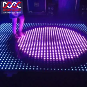 오락 Rgb led 나이트 클럽 빛 up1m 디지털 방식으로 댄스 플로워 휴대용