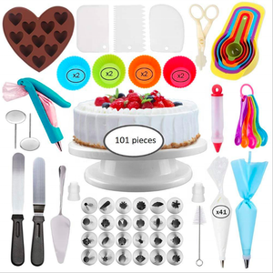 Bộ Dụng Cụ Trang Trí Bánh Bộ Dụng Cụ Làm Bánh Set <span class=keywords><strong>Cookie</strong></span> Fondant Công Cụ Làm Bánh Và Phụ Kiện Hơn 100 Chiếc Cho Người Mới Bắt Đầu - Product Image 2