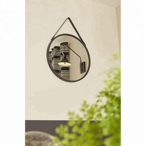 Decorative Black Metal Barber Wall Round Mirror Miroir <strong>Noir</strong> Miroir <strong>Noir</strong> Rond - Product Image 6