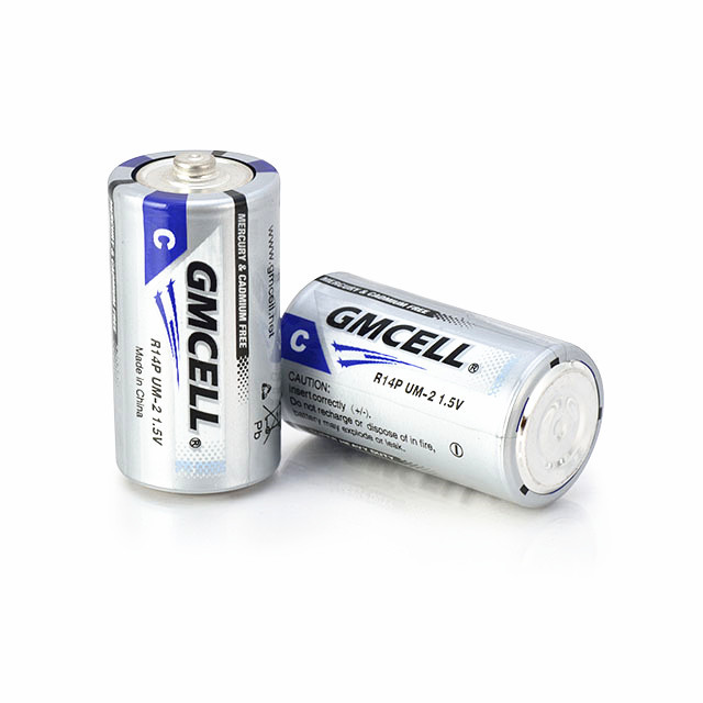 1.5 V Taille C R14P UM2 Pile Sèche Batterie Carbone-Zinc Batterie