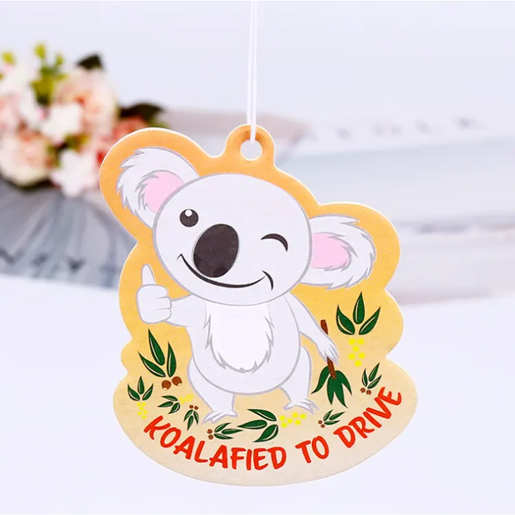 Custom design air freshener wholesale paper car hanging air freshener