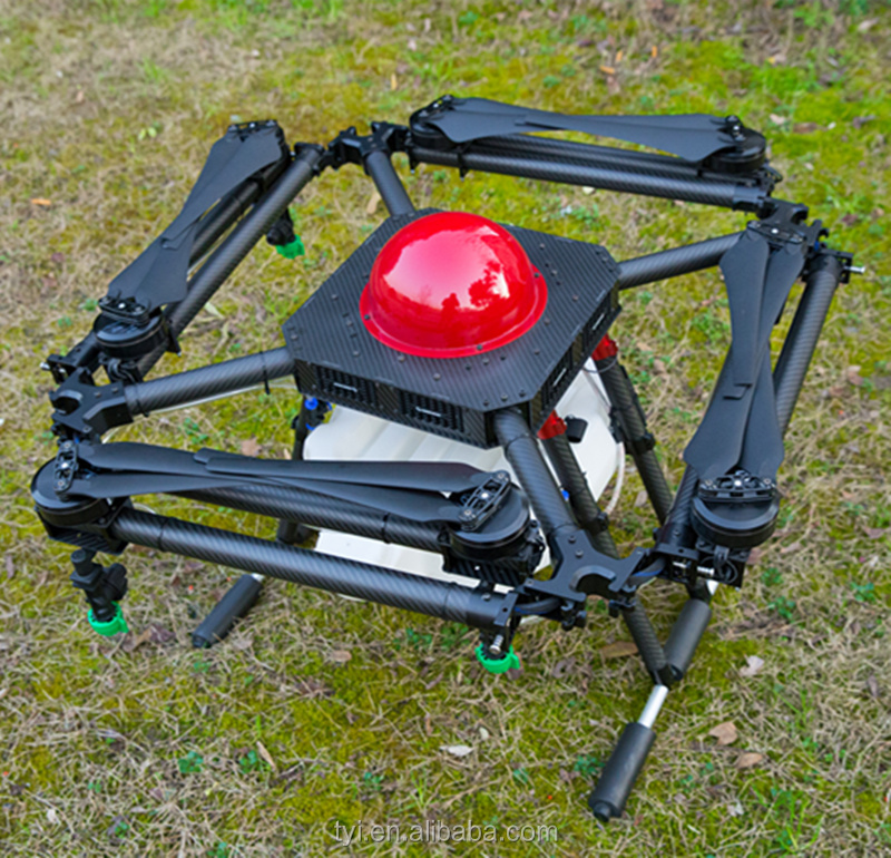 Китай Drone сельскохозяйственный опрыскиватель 8 оси 10 кг 10L БПЛА Drone укороченный опрыскиватель