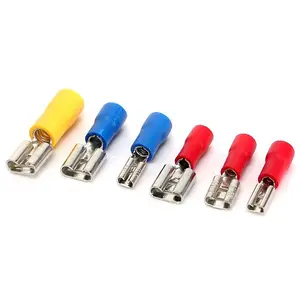 Assorted Insulated Electrical Wire Terminal Crimp Connectors Kit 2.8-6.3mm wire crimp terminal