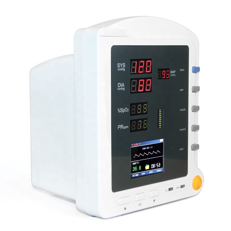CONTEC CMS5100 CE наружного использования ручной для контроля за жизненно важными показателями портативный монитор пациента