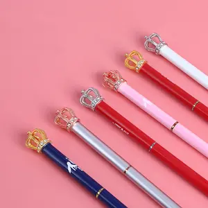 TTX Laser Engrave Metal Hotel Rose Gold Ballpoint Pen For Gift Novelty Princess Crown Assortment Wedding Bling