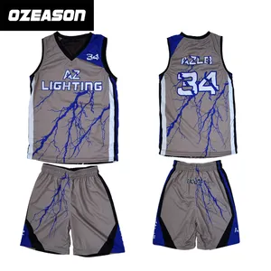 2023 novo estilo sublimada basquete personalizado uniformes basquete todo vintage uniformes